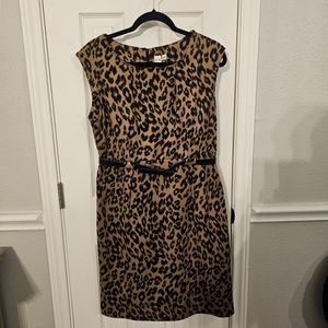 Emma & Michele Cheetah Print midi dress Size 12